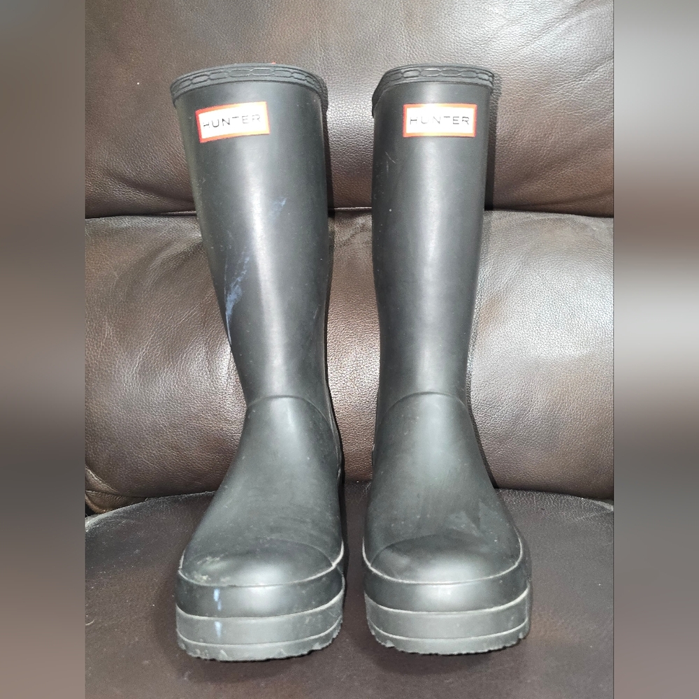 HUNTER Black Rain Boots